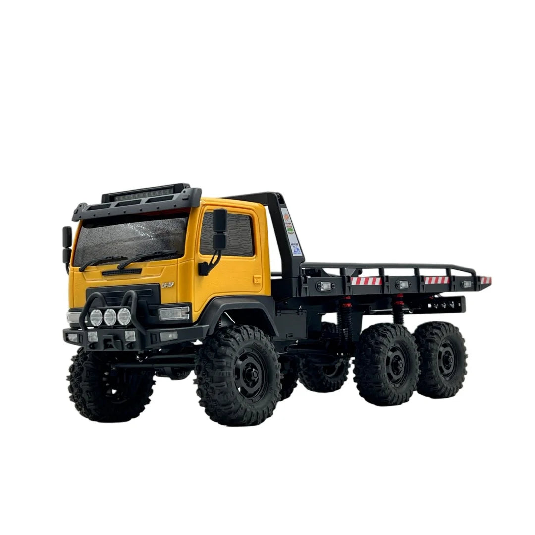 Hobby Plus 6X6 Remote Control Off Road Vechiles 1:18 RC Flatbed Truck 2-Speed Gearbox Electric Climbing Hauler Cars Model