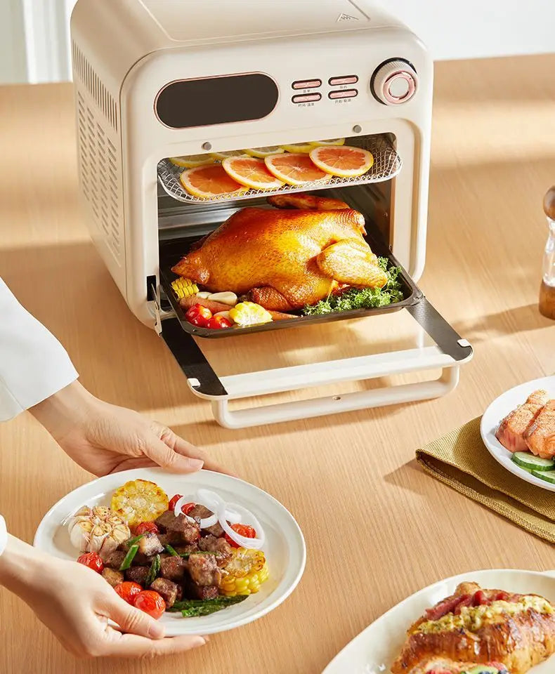 Air Fryer All-in-One Machine Household Smart Baking Air Fryer 2026 New Mini Oven Deep fryer