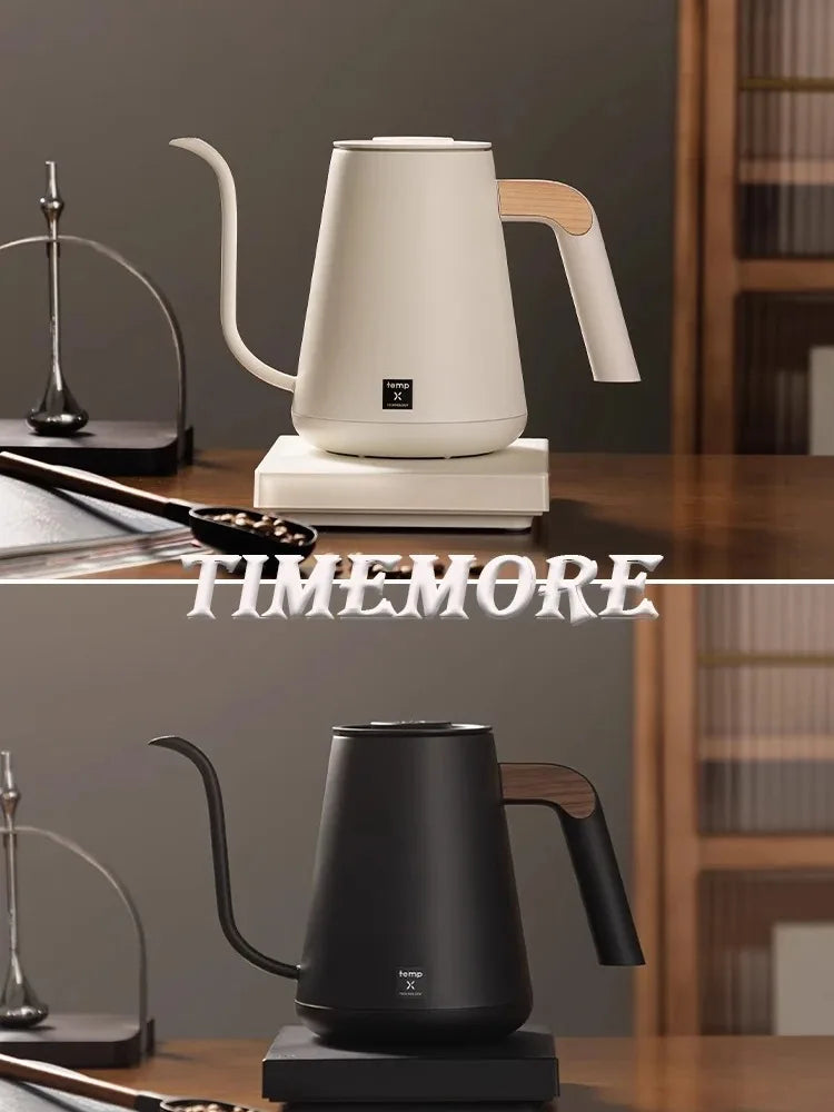 TIMEMORE Fish SMART PRO X Temperature-Controlled Coffee Pot Stainless Steel 900ml Electric Coffee Competition Customized Kettle