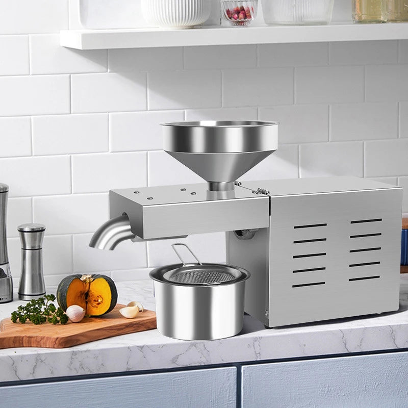 R3 Small Stainless Steel Household Oil Press 500-1500W Commercial Homemade Peanut Oil/Sesame Oil  Oil Extracting Machine
