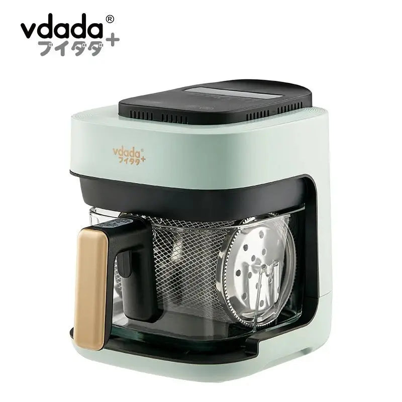 Mini visual air fryer household glass small electric fryer smart oven Touch Screen Air Fryer