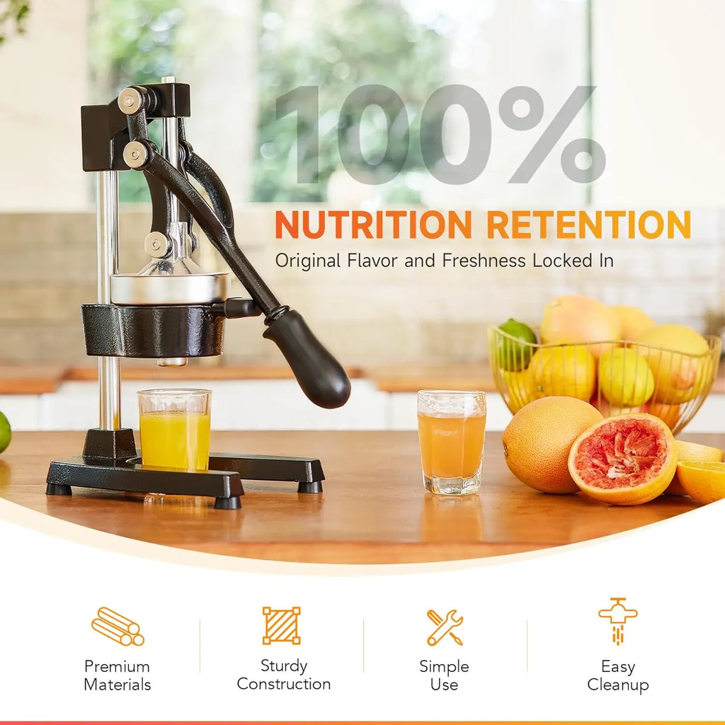 Hand Press Juicer Machine Manual Professional Lemon Juicer Easy To Clean for Orange Lime Lemon Squeezer &Crusher Commercial Home