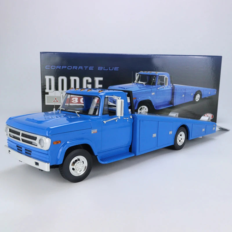 ACME 1:18 1970  forDodge D-300 Ramp Truck - Car Model Trailer Simulation Car Model