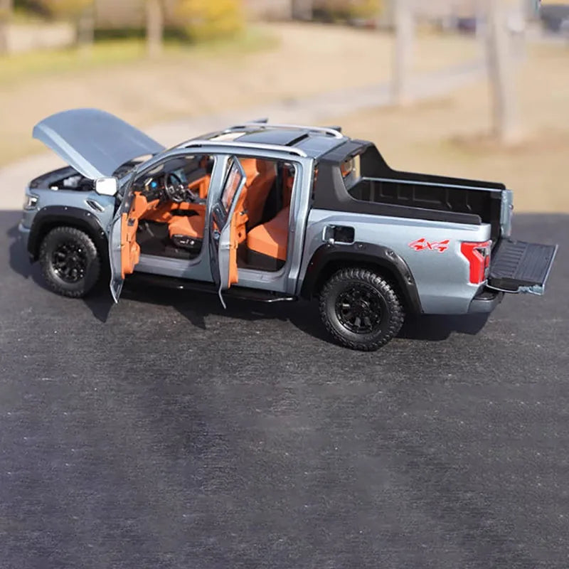 Diecast 1:18 Scale Mars 9 Pickup Truck Off-road Vehicle Simulation Car Model Alloy Decoration Gift Hobby Collection Toy ﻿