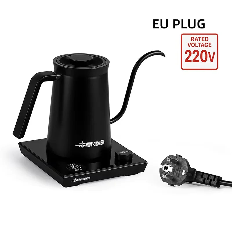 MHW-3BOMBER Smart Electric Coffee Kettle Precise Temperature Control Gooseneck Kettles Pour Over Coffee Home Barista Accessories