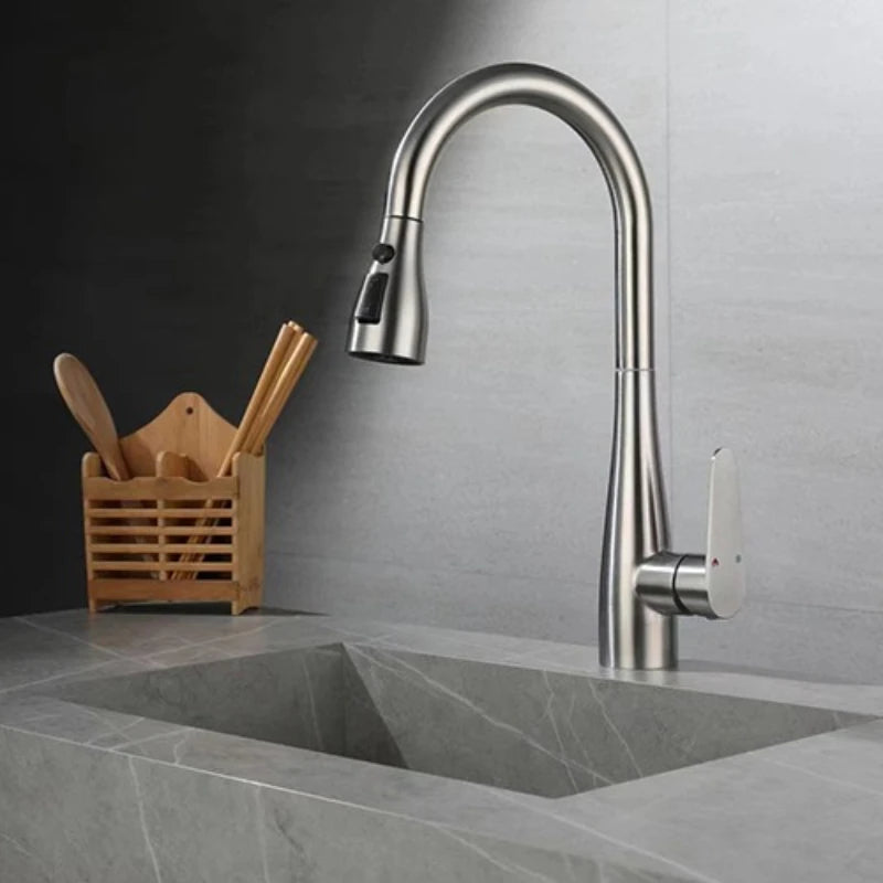 GEGVE Kitchen Faucets Removable Kitchen Sink Faucet Part Tap Tap Mixer Manual Israel Kitchen Tap Adapted To Israel Brass Brushed