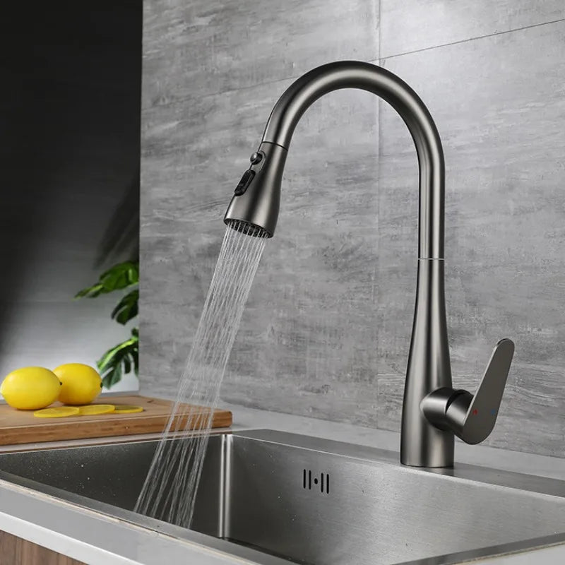 GEGVE Kitchen Faucets Removable Kitchen Sink Faucet Part Tap Tap Mixer Manual Israel Kitchen Tap Adapted To Israel Brass Brushed