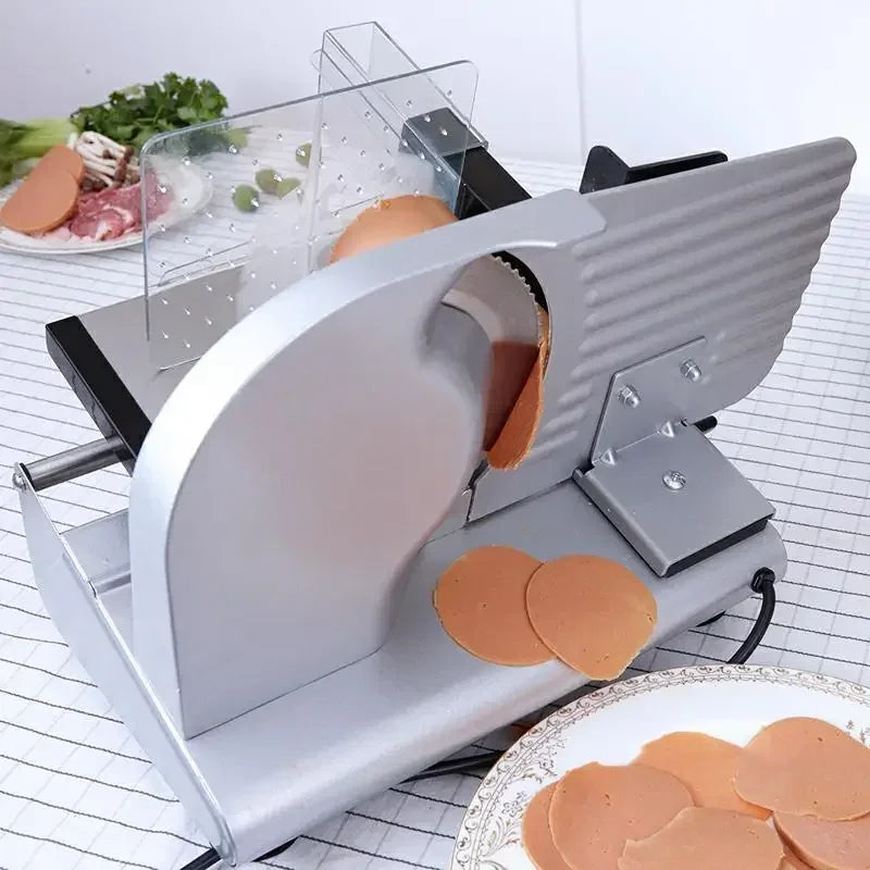 Electric Slicer Household for Bread Meat Sausage Vegetables Lamb Slice Hot Pot Ham Meat Adjustable Thickness 0-15mm 200W