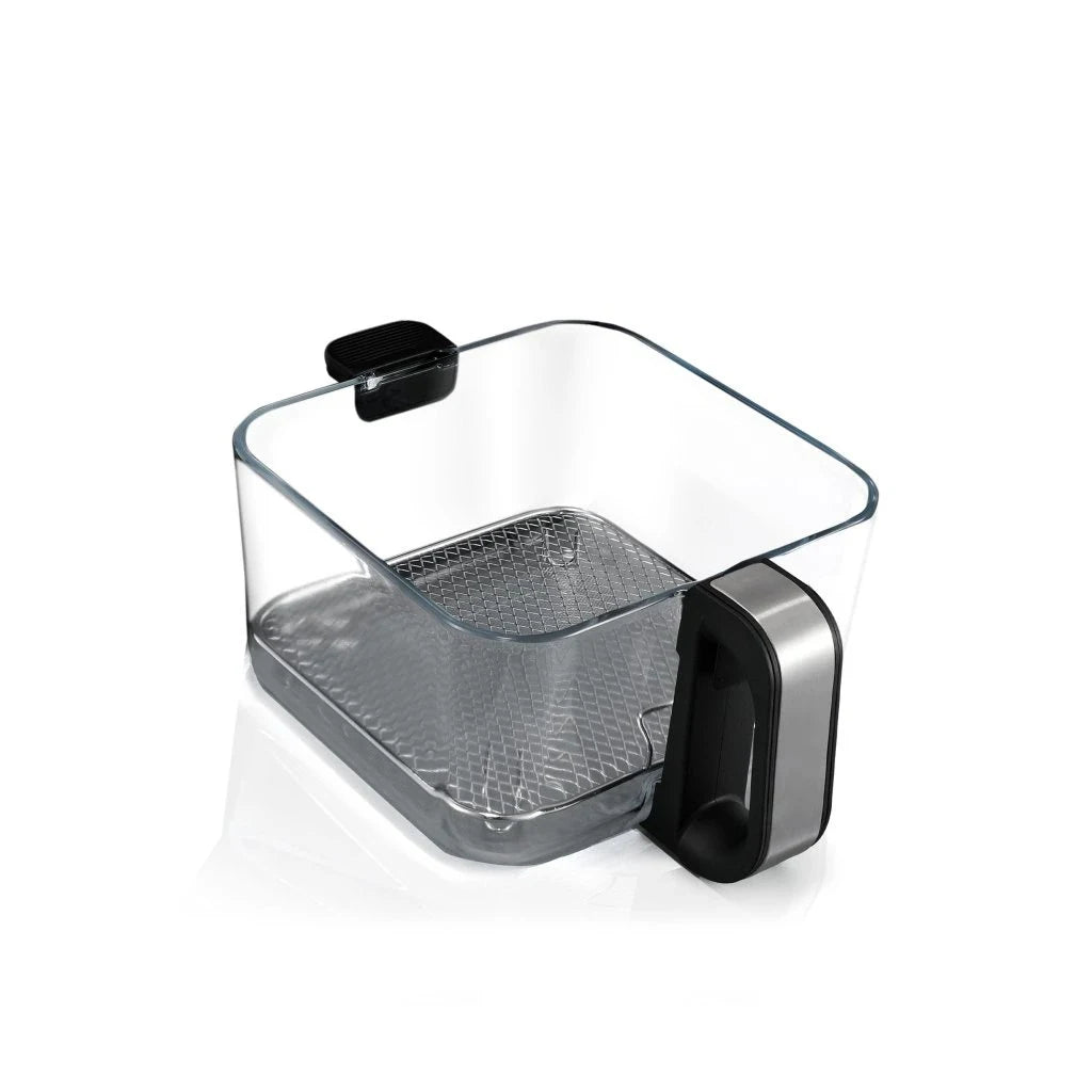 Visible Air Fryer Induction Cooker Detachable 5.5L Glass Bowl 18 Cooking Programs Light Color Touch Screen Healthy Meals PTFE