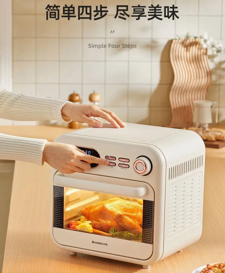 Air Fryer All-in-One Machine Household Smart Baking Air Fryer 2026 New Mini Oven Deep fryer