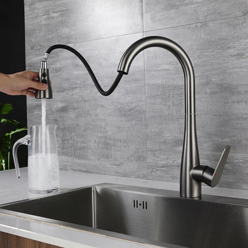 GEGVE Kitchen Faucets Removable Kitchen Sink Faucet Part Tap Tap Mixer Manual Israel Kitchen Tap Adapted To Israel Brass Brushed
