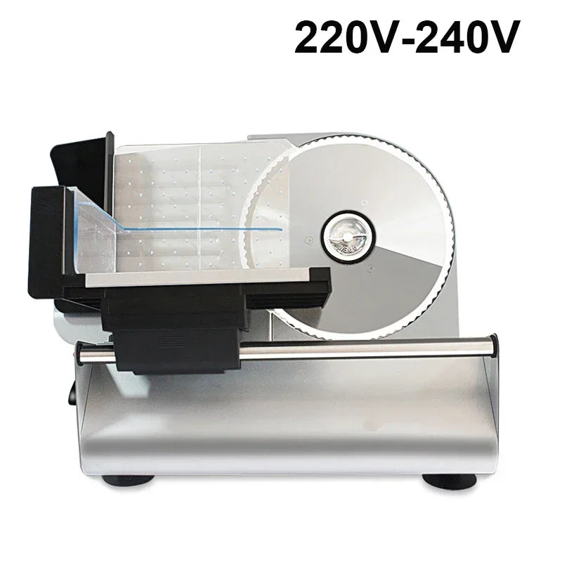 Electric Slicer Household for Bread Meat Sausage Vegetables Lamb Slice Hot Pot Ham Meat Adjustable Thickness 0-15mm 200W