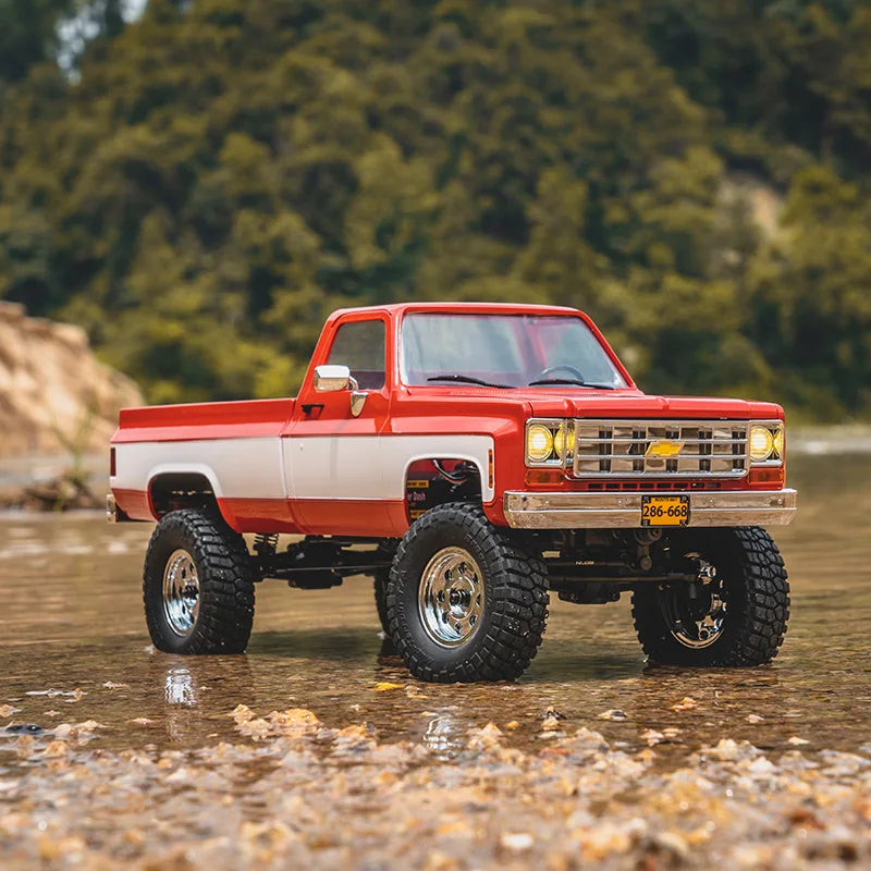 FMS New FCX18 1:18 Chevrolet K10 Pickup Truck Officially Authorized Classic Retro Off-road Climbing RC Car Model RTR