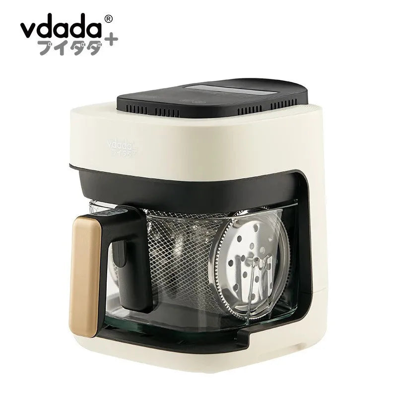 Mini visual air fryer household glass small electric fryer smart oven Touch Screen Air Fryer