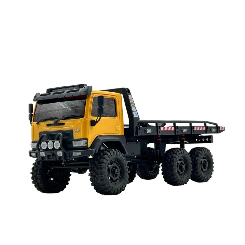 Hobby Plus 6X6 Remote Control Off Road Vechiles 1:18 RC Flatbed Truck 2-Speed Gearbox Electric Climbing Hauler Cars Model