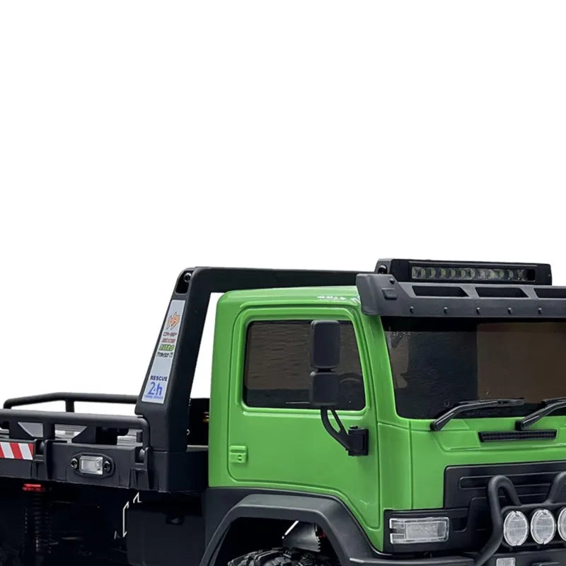 6x6 HB RTR 1/18 CR18P Flatbed Truck Car Painted Finished RC Rock Crawler Off-Road Truck 2-Speed Transmission Lights Vehicle Toy