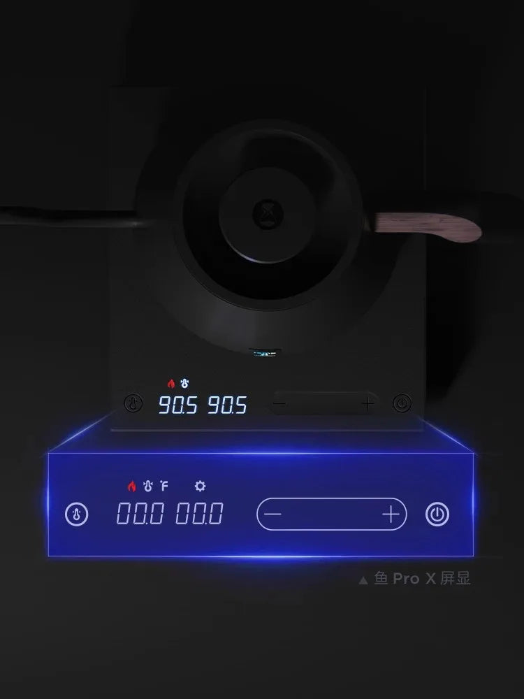 IN Stock Timemore Fish Pro X Electric Pour Over Kettle 900ml220v Fine Mouth Temperature Control Competition Hand Brew Coffee Pot