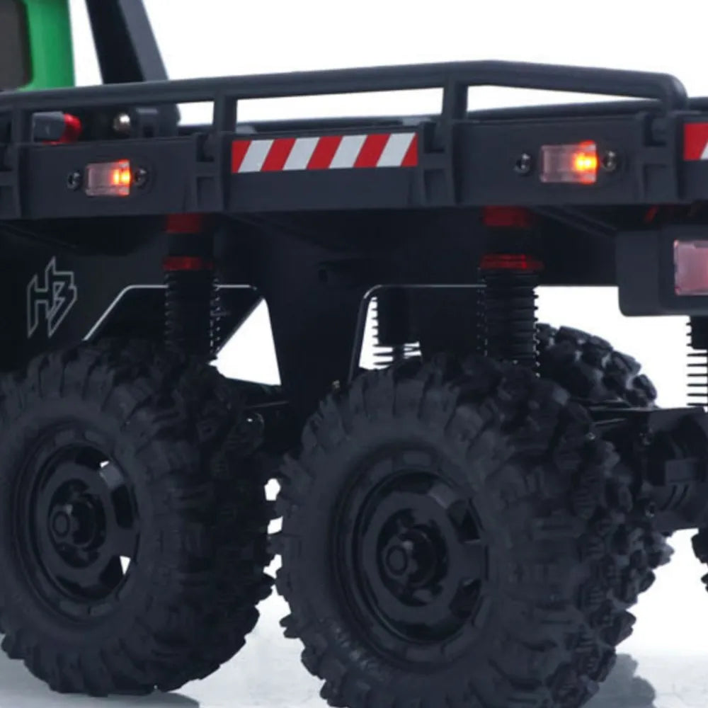 Hobby Plus 6X6 Remote Control Off Road Vechiles 1:18 RC Flatbed Truck 2-Speed Gearbox Electric Climbing Hauler Cars Model
