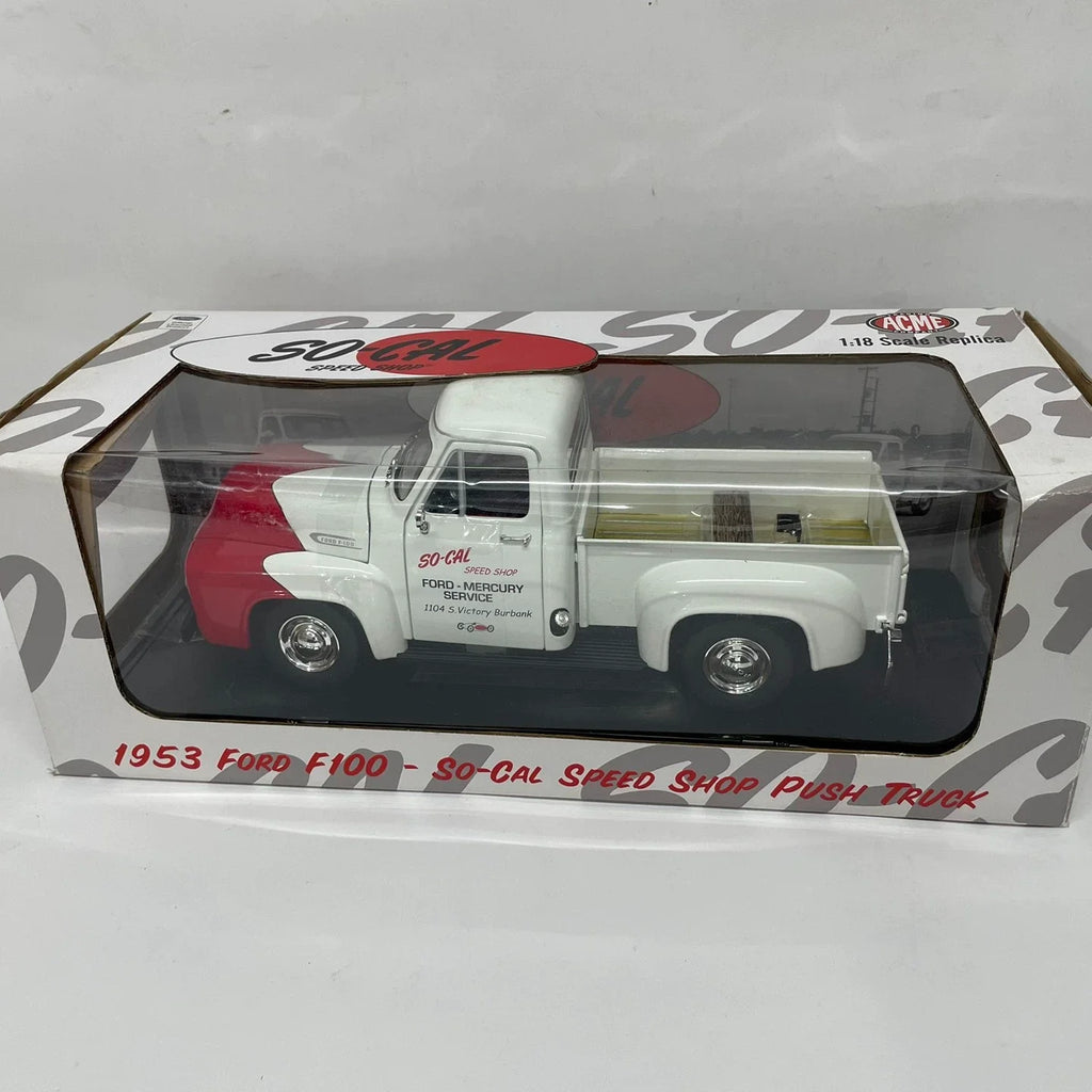 Die-cast 1:18 Scale Ford F100 Pickup Truck 1953 Simulated Alloy Static Car Model