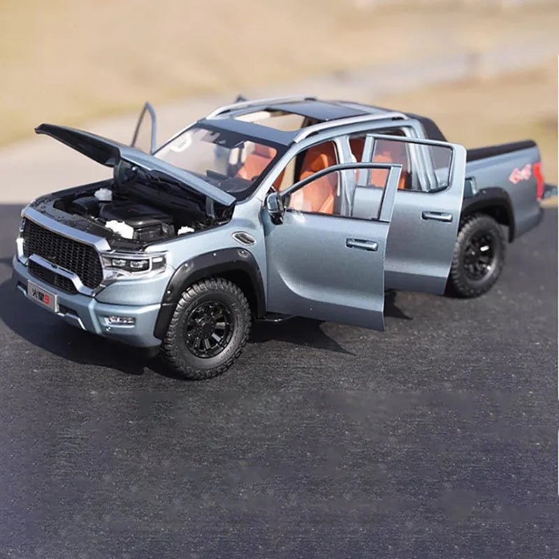 Diecast 1:18 Scale Mars 9 Pickup Truck Off-road Vehicle Simulation Car Model Alloy Decoration Gift Hobby Collection Toy ﻿