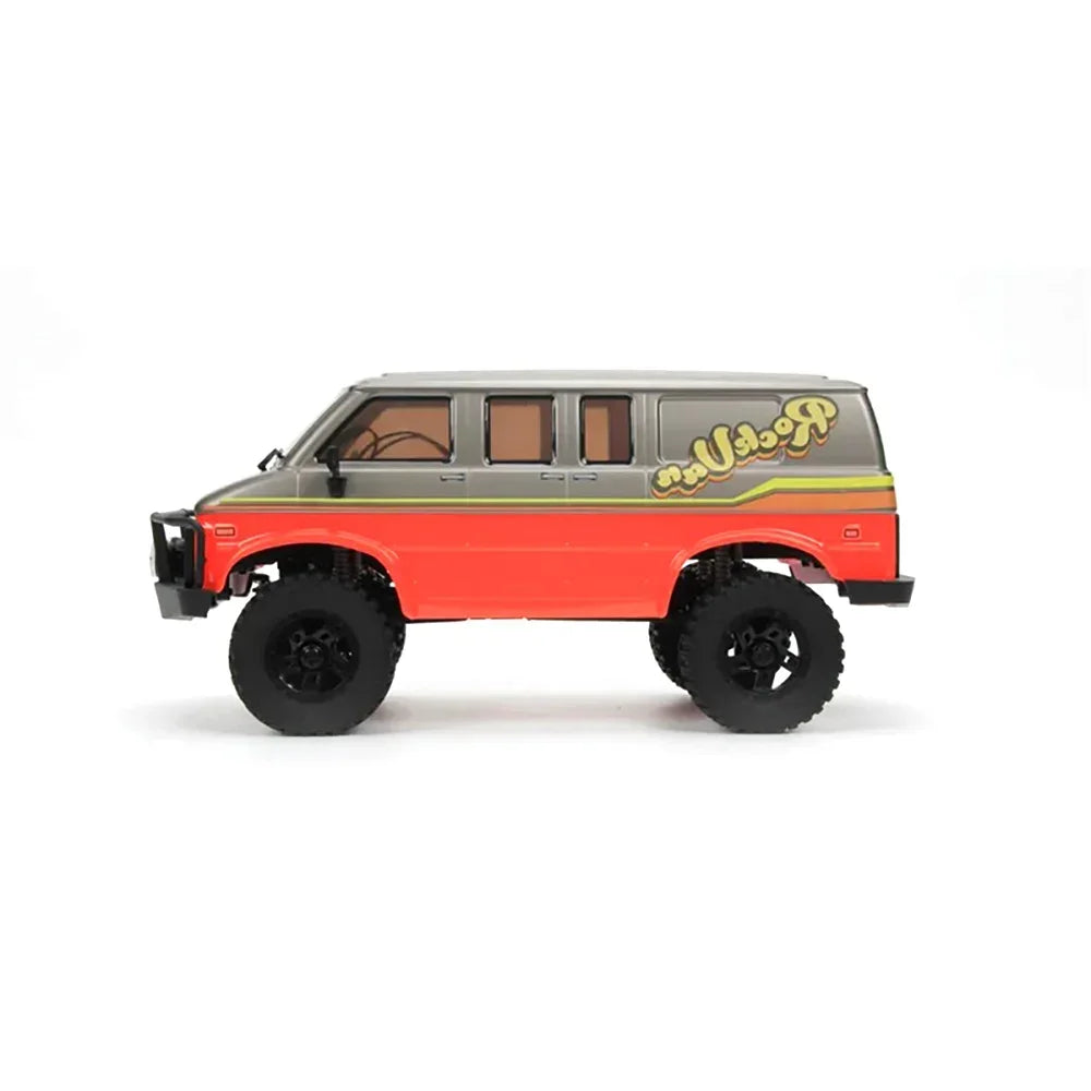 HOBBY PLUS CR18P 4WD 2.4GHz 1/18 RTR Version ROCK VAN RC Remote Control Rock Truck with Lights Linked Turn Signals Electric Toy