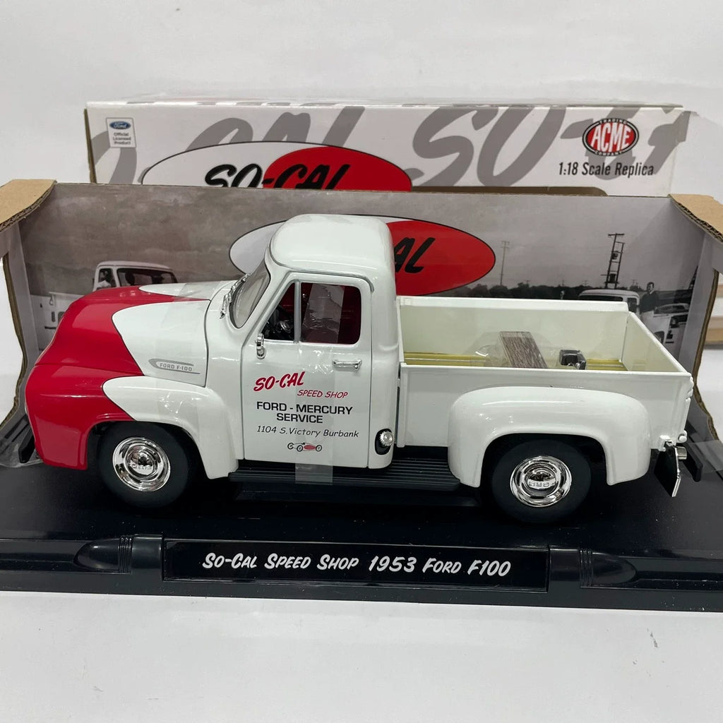 Die-cast 1:18 Scale Ford F100 Pickup Truck 1953 Simulated Alloy Static Car Model