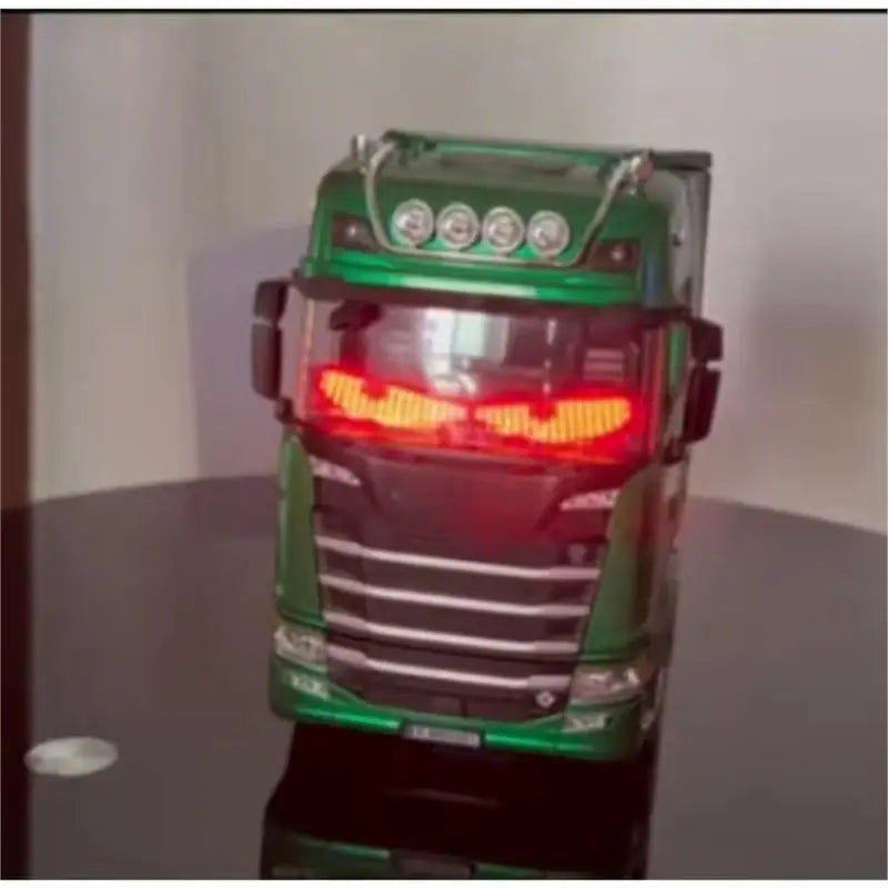 1:18 Scale 770s Rc Tractor Truck Huina 1501 Plastic Rtr Lorry Cars Remote Control Car Model With Battery Light Sound Boys Gift