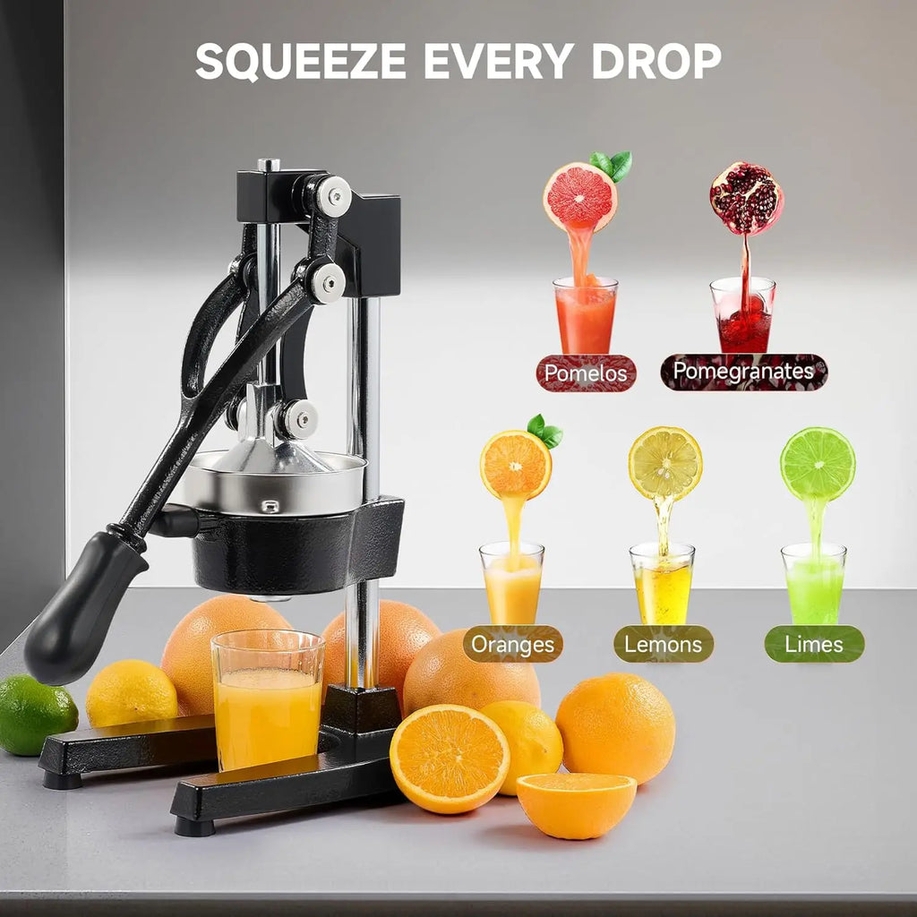 Hand Press Juicer Machine Manual Professional Lemon Juicer Easy To Clean for Orange Lime Lemon Squeezer &Crusher Commercial Home